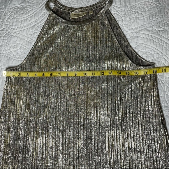 Anthropologie Moulinette Soeurs Shine On Metallic Tank Top Women’s M - Picture 10 of 15